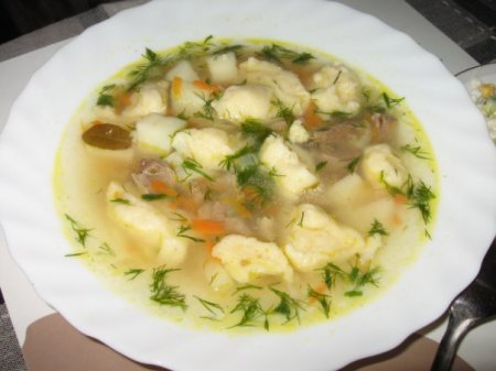 Рецепт клецки для супа