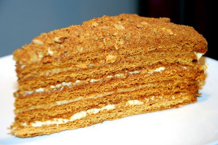 Рецепт медового торта
