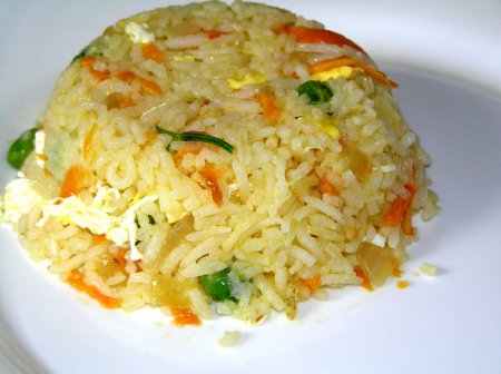 Рецепт рис с овощами