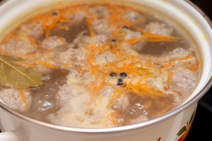 Суп с фрикадельками рецепт